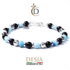 Bracciale pietra Agata e Onice argento 925 | Loreto