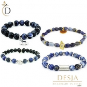 Bracciale con pietra malachite
