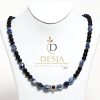 Completo collana e bracciale pietre Onice e Sodalite | Amina
