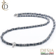Collana uomo pietra dura naturale Ematite | Kendrik Silver